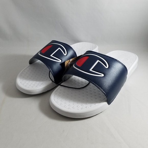 NEW Men's Sz 12 Champion Super Slide in White - Picture 1 of 9